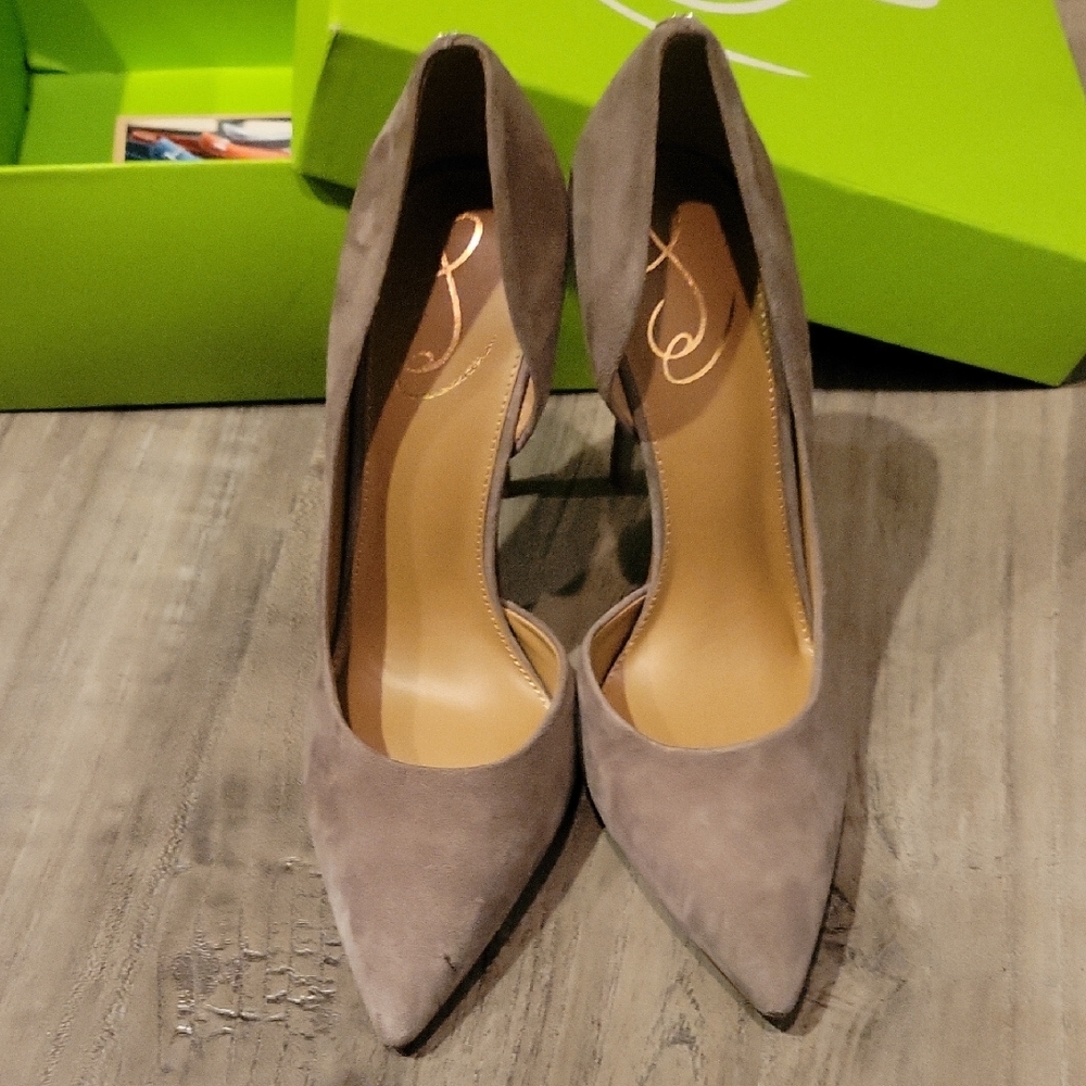 Sam Edelman Taupe Heels - Picture 2 of 6